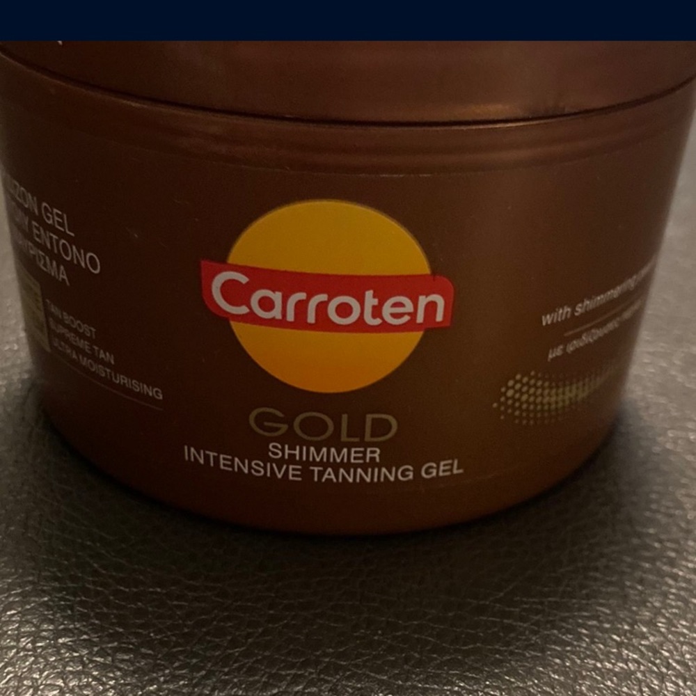 New carroten tanning bronzing cream new